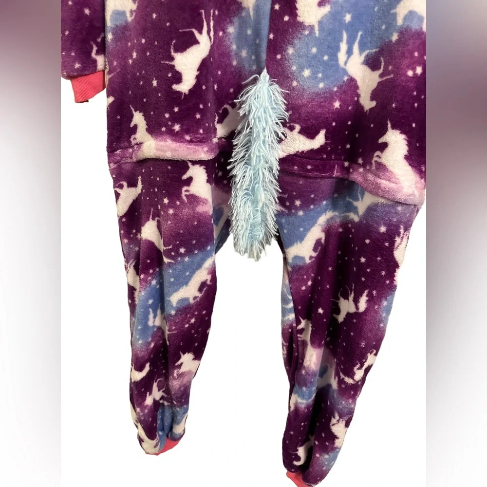 NWOT Purple Unicorn Adult Unisex Onesie Size M - Picture 5 of 6